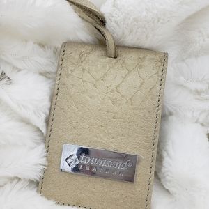 Townsend Leather Luggage Tag